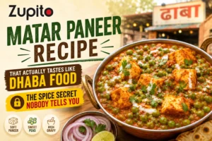Matar Paneer Recipe
