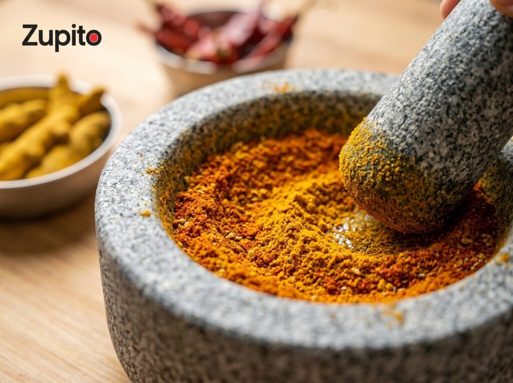 zupito vs other brands demonstrating cold milling spice process for volatile oils