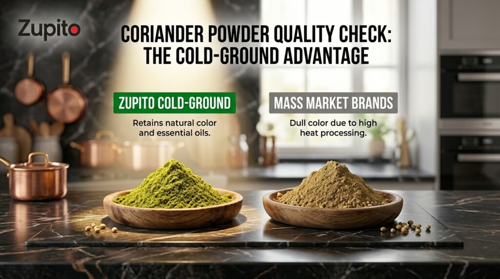 how coriander powder is made