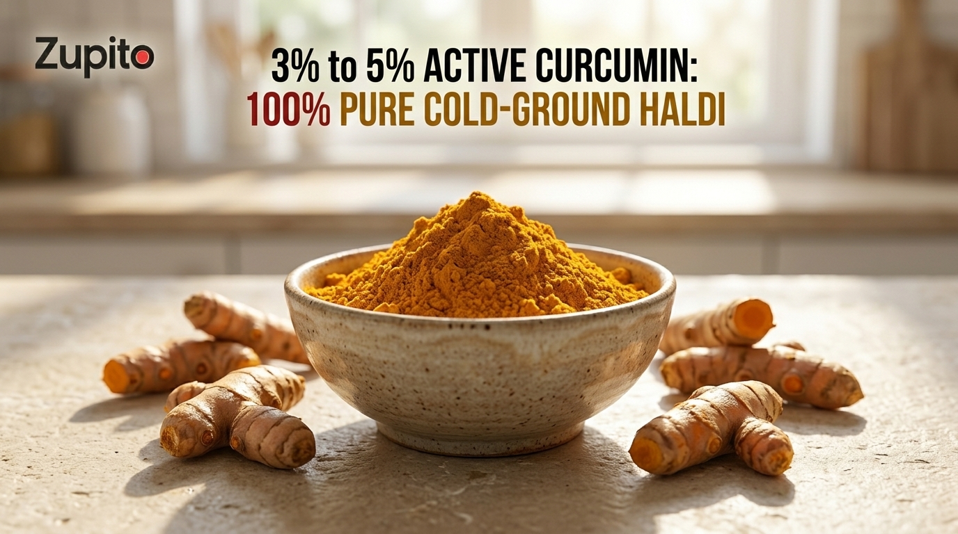 Pure turmeric powder from Zupito authentic single origin buy turmeric powder online