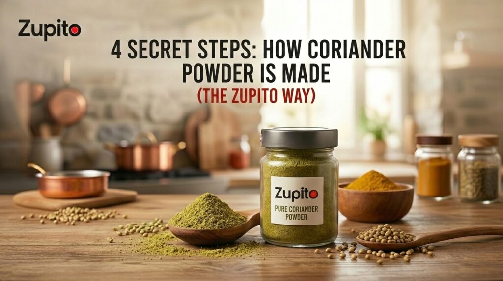 how coriander powder is made