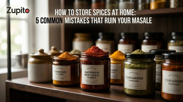 how to store spices at home