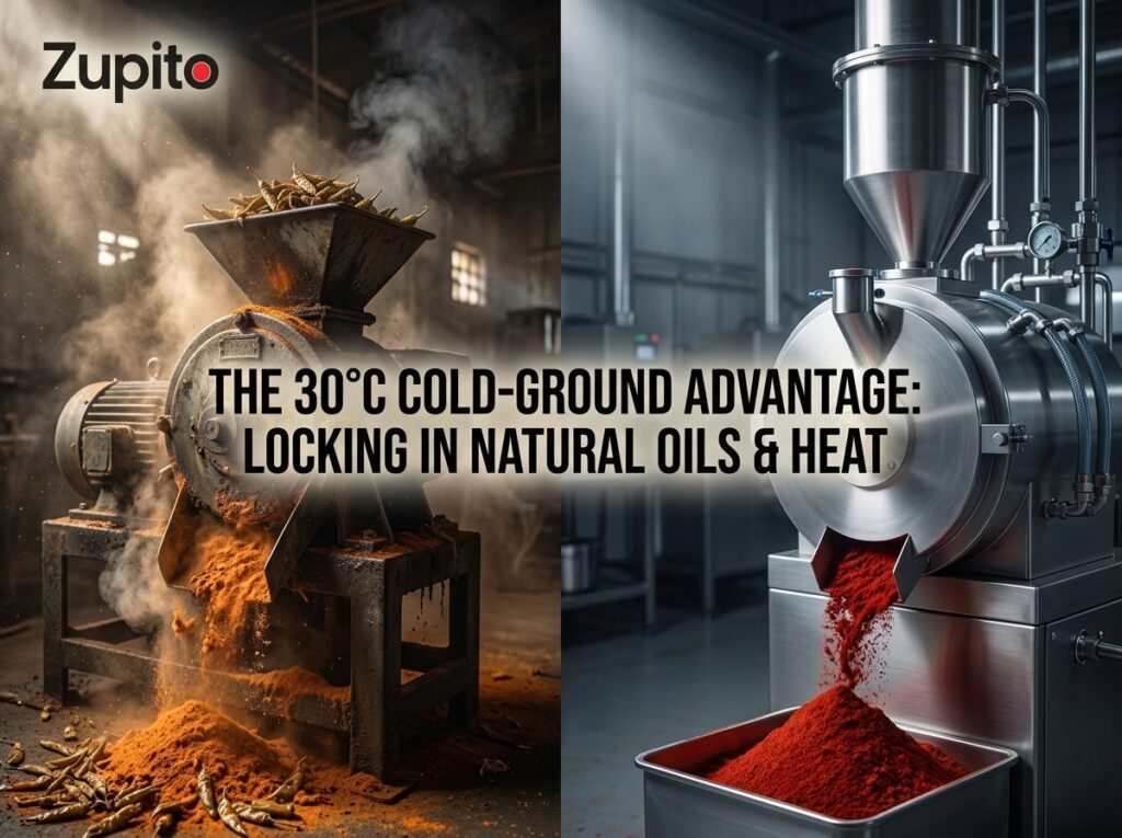 Testing cold ground technology against industrial mills for the best red chilli powder in india
