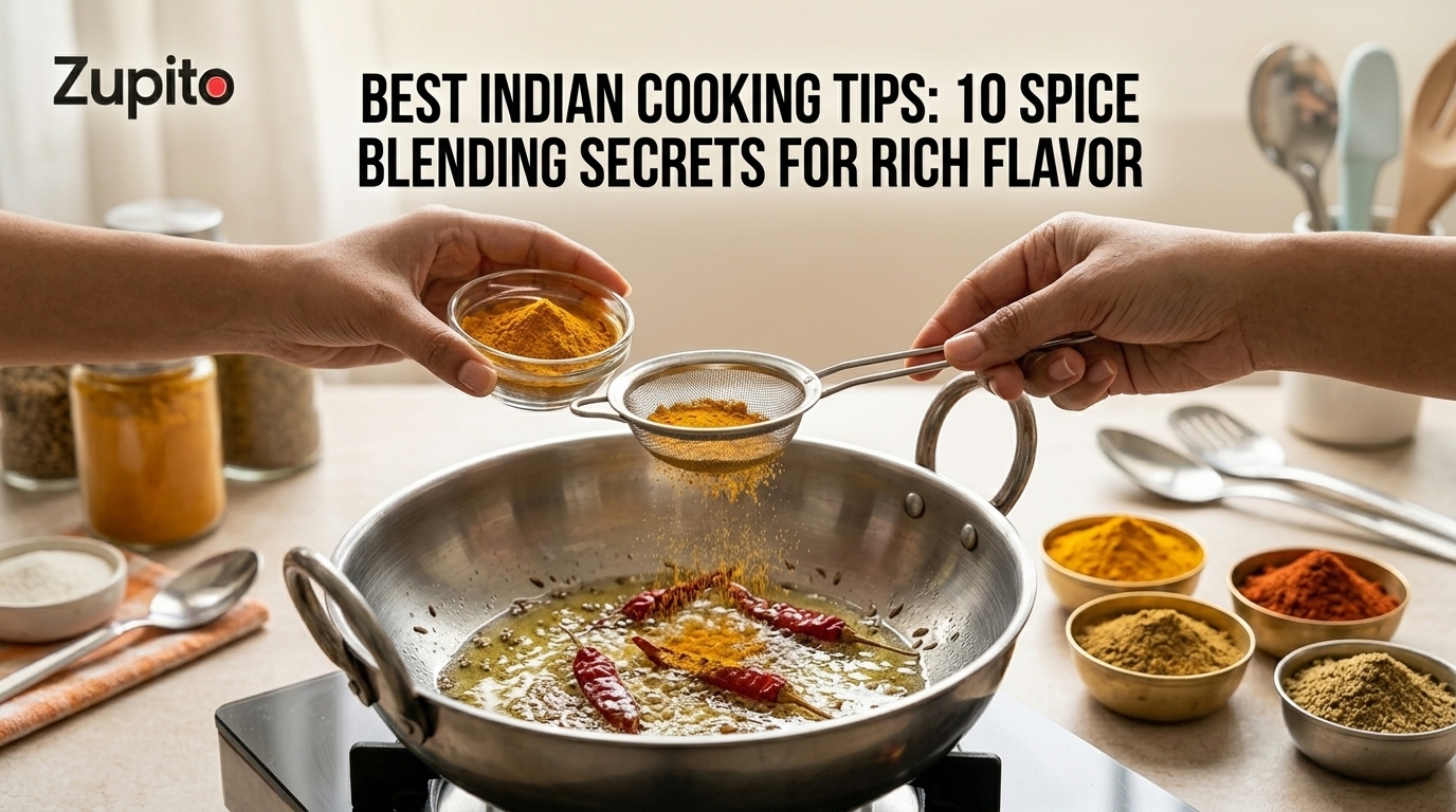 best indian cooking tips for blooming fresh ground spices in premium fat