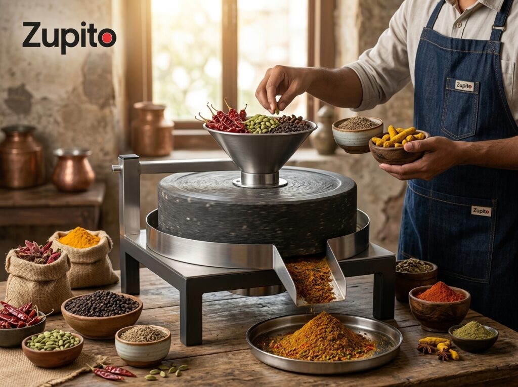 zupito cold-ground spice milling process