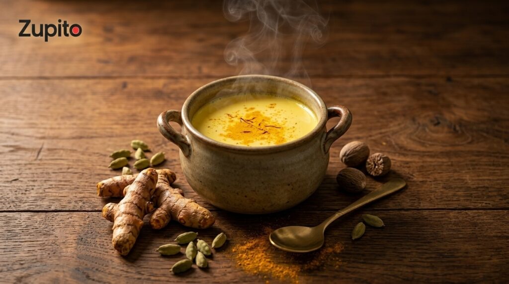 spices for better sleep golden milk bedtime ayurvedic sleep remedies