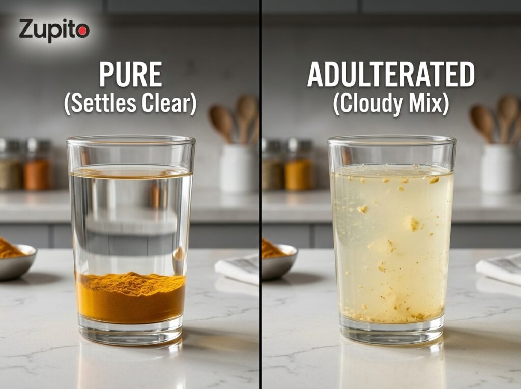 how to test turmeric purity at home to find real haldi from zupito masale